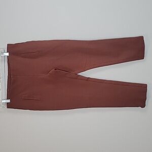 Chico's Juliet Ankle Pants In Rich Mahogany Brown